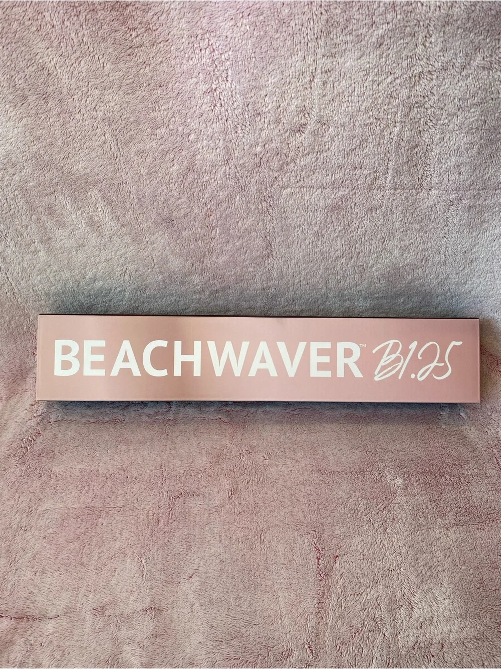 NEW. BEACHWAVER B1.25 Rose Gold Curling Iron